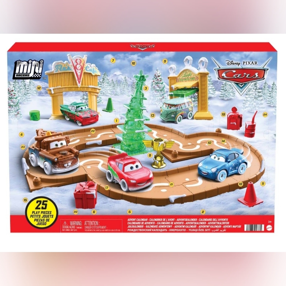 RARE Disney Pixar Cars Mini Racers Advent Calendar